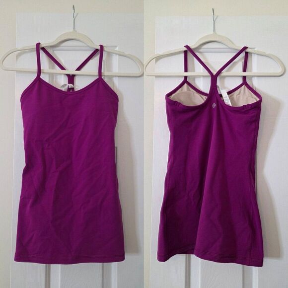 Lululemon Power Y Tank (Luon)Aurora 4 - Picture 2 of 8